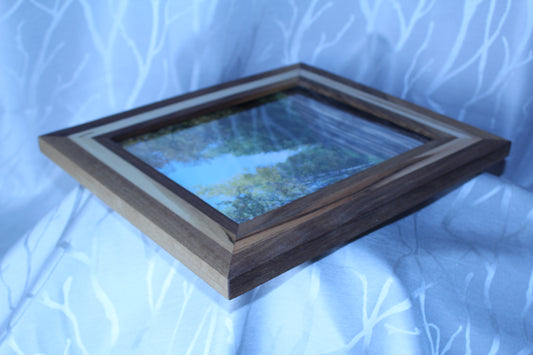 Walnut Frame w/ Maple Inlay