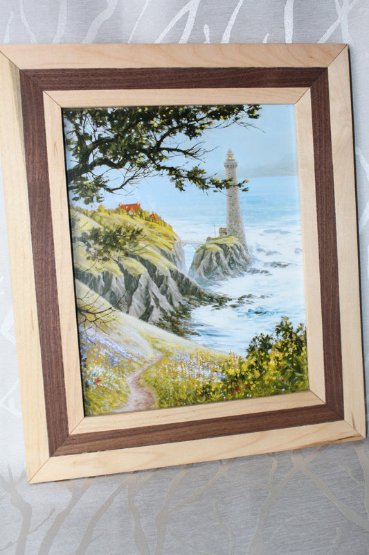 Maple Frame w/ Walnut Inlay